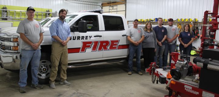 Surrey Fire Protection District Truck Donation